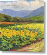 Biltmore Sunflowers #1 Metal Print