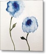 Blue Flowers  #1 Metal Print