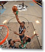 Boston Celtics V Brooklyn Nets - Game Two Metal Print