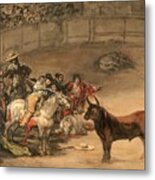 Bullfight, Suerte De Varas #1 Metal Print