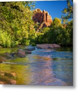 Castle Rock And Stream #1 Metal Print