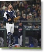 Cleveland Indians V Seattle Mariners #1 Metal Print