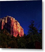 Courthouse Rock Under Full Moon #1 Metal Print