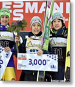 Fis Nordic World Cup - Women's Ski Jumping Hs100 #1 Metal Print