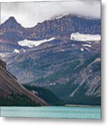 Glacier Melt Lakes And Mountains. #1 Metal Print