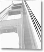 Golden Gate Bridge North Tower #1 Metal Print