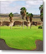 Golf Course In Tenerife Island, Canary Islands #1 Metal Print