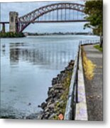 Hell Gate Reflections #1 Metal Print