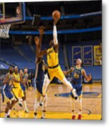 Indiana Pacers V Golden State Warriors Metal Print