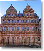 Interiror Architecture Of Heidelberg Ruin Castle, Germany #1 Metal Print