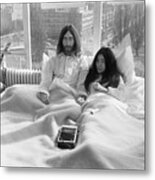 John Lennon And Yoko Ono, 1969 #1 Metal Print
