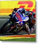 Jorge Lorenzo Valencia 2015 Metal Print