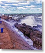 Lake Michigan Pier #1 Metal Print