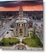 Logan County Courthouse #1 Metal Print