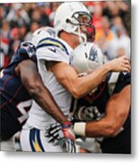 Los Angeles Chargers V New England Patriots #1 Metal Print