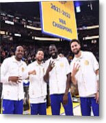 Los Angeles Lakers V Golden State Warriors Metal Print