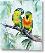 Love Birds #1 Metal Print