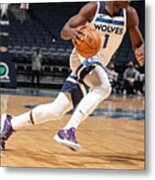 Memphis Grizzlies V Minnesota Timberwolves #1 Metal Print