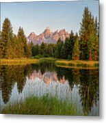 Morning Reflection-  Grand Teton National Park #1 Metal Print