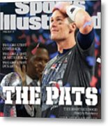 New England Patriots, Super Bowl Li Commemorative Issue Cover Metal Print