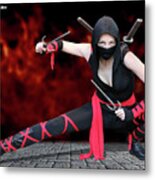 Night Of The Ninja #1 Metal Print