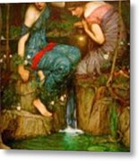 Nymphs Finding The Head Of Orpheus - 1905 Metal Print