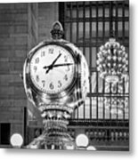 Opal Clock Grand Central Terminal #2 Metal Print