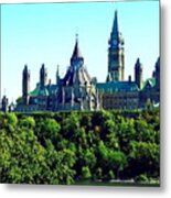 Parliament Hill Ottawa In Canada Kn36 #1 Metal Print