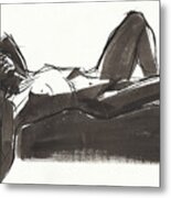 Reclining #1 Metal Print