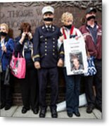 Remains Of Unidentified September 11 Victims Moved To New Museum Site Metal Print