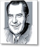 Richard Nixon #1 Metal Print