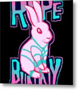 Rope Bunny #1 Metal Print