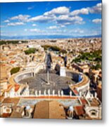 Saint Peters Square, Rome #1 Metal Print