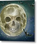 Skull Moon #1 Metal Print