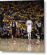 Stephen Curry And Seth Curry #1 Metal Print