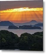 Sunsetting Over The Island #1 Metal Print