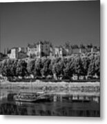 The Chateau At Chinon Beside The Vienne River #1 Metal Print