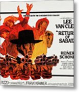 The Return Of Sabata -1971-, Directed By Gianfranco Parolini. #1 Metal Print