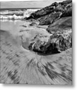 Tidal Mark Abstract #1 Metal Print