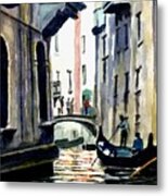 Venice Canal Metal Print