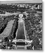 View Of The Lincoln Memorial From The Washington Monument #1 Metal Print