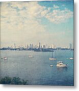 Vintage Miami Florida #1 Metal Print