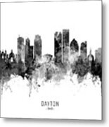 Dayton Ohio Skyline #10 Metal Print