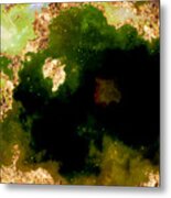 100 Starry Nebulas In Space Abstract Digital Painting 013 Metal Print