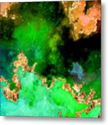 100 Starry Nebulas In Space Abstract Digital Painting 061 Metal Print