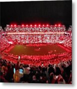 Night Panorama Bryant-denny Stadium Metal Print