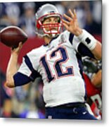 Super Bowl Li - New England Patriots V Atlanta Falcons #13 Metal Print