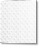 Abstract White Background - Geometric Texture #14 Metal Print