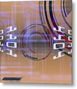 Technological Background #14 Metal Print