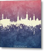 Stockholm Sweden Skyline #15 Metal Print